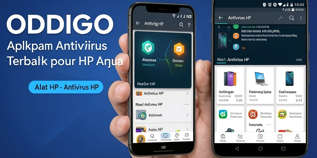 Antarmuka ODDIGO yang sederhana dan intuitif untuk perlindungan Antivirus HP.