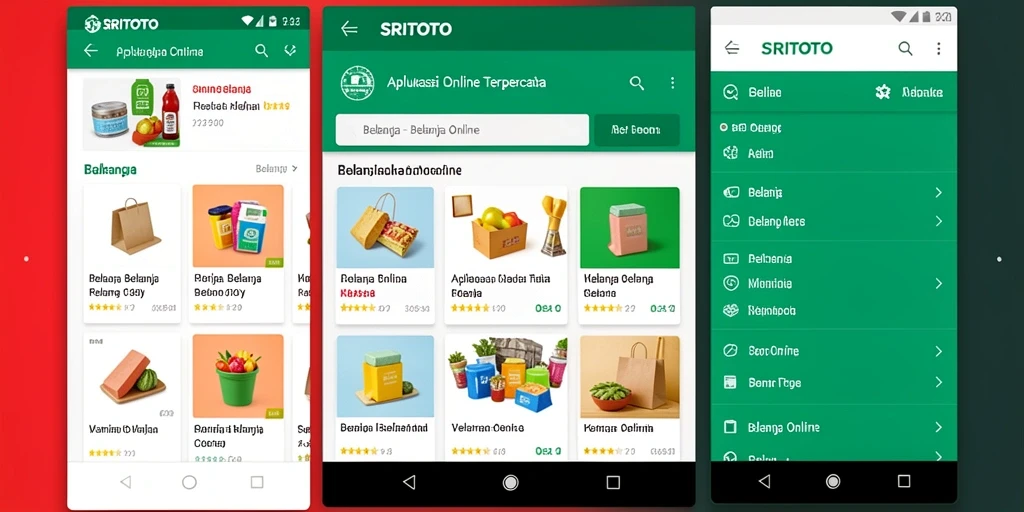 Antarmuka aplikasi SRITOTO untuk belanja online yang intuitif.