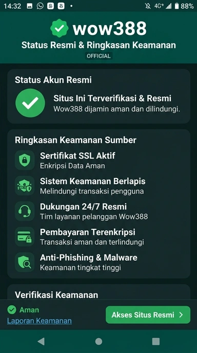 Halaman Resmi Wow388 untuk Pengguna Android Indonesia
